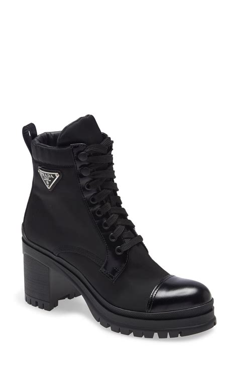 prada boots cheap|prada block heel combat boots.